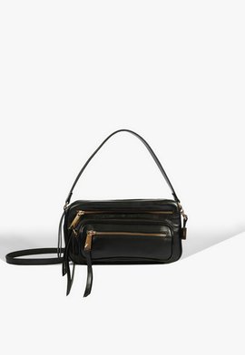 Bolsa Crossbody Média Couro Preta