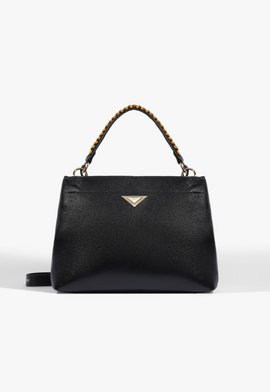 Bolsa Tote Tiracolo London Couro Preta