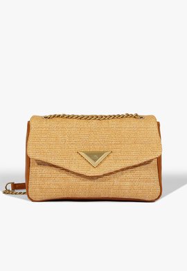 Bolsa 944 Grande Ráfia Bege