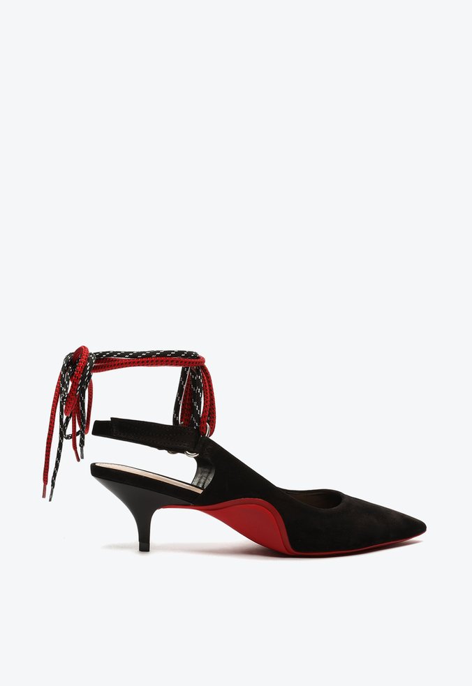 Sapato Scarpin Tiras Preto