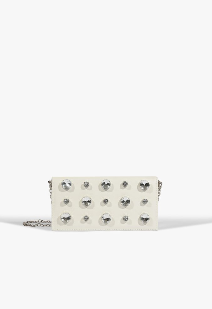 Bolsa Tiracolo Mini Icon Ruby Pequena Couro Branca