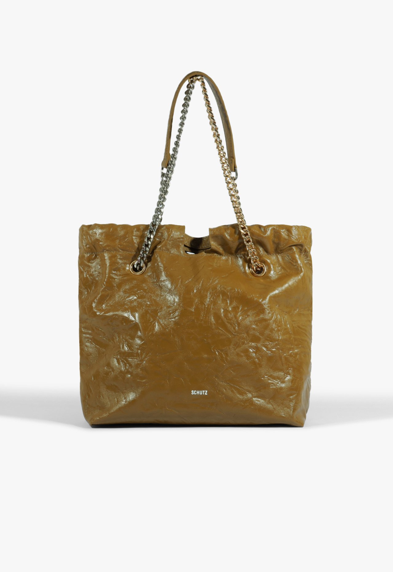 Bolsa Dazed Média Couro Verde | Schutz