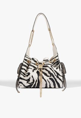 Bolsa Tiracolo Lilibet Wild Média Couro Animal Print