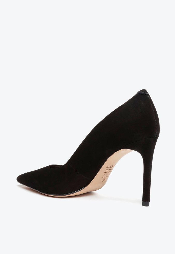 Sapato Scarpin Salto Nobuck Preto Sapato Scarpin Salto Nobuck Preto