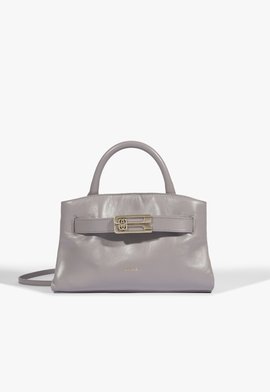 Bolsa Hobo Média Heather Couro Azul