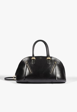 Bolsa Bowling Moon Grande Couro Preta