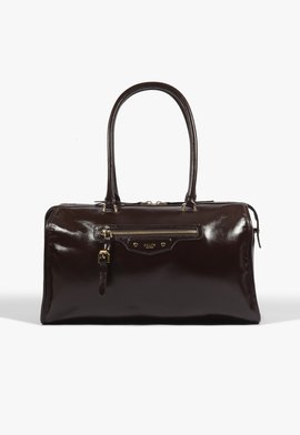 Bolsa Maxi Tote Verona Grande Couro Marrom