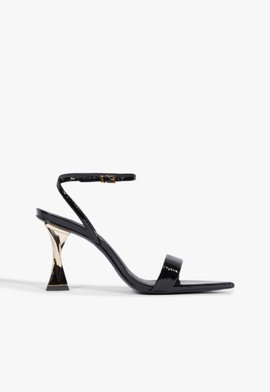 Sandália Elisha Sandal Couro Preta