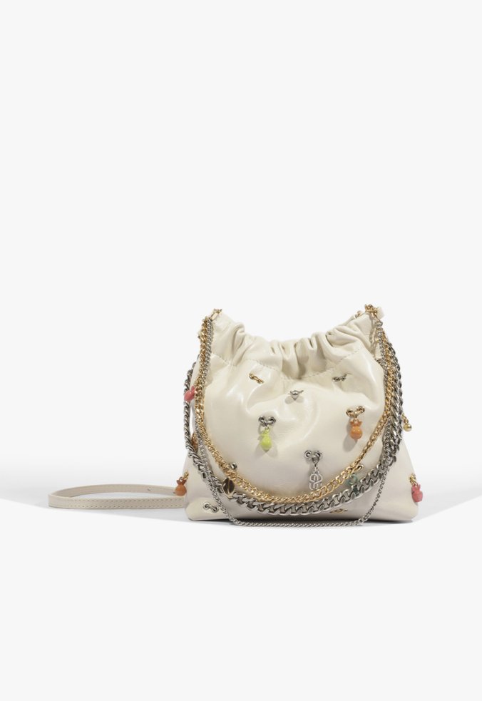 Bolsa Tiracolo Zendy Summer Couro Branca
