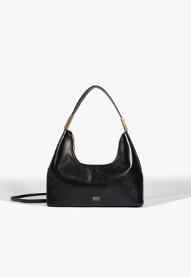 Bolsa Mini Hobo Tiracolo Couro Preta