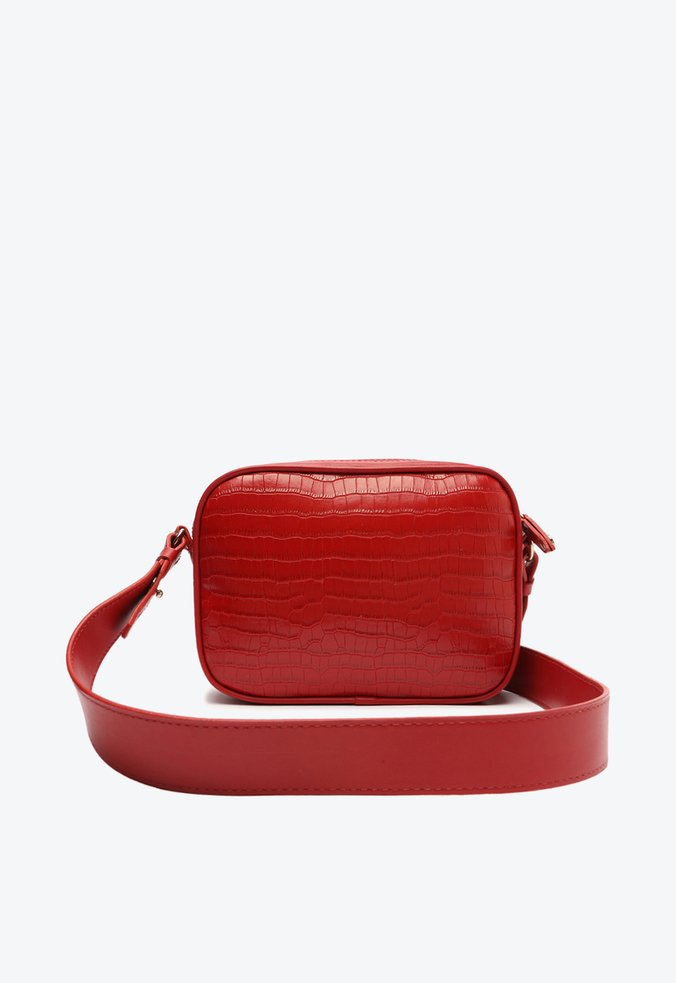 Bolsa Tiracolo Priscila Pequena Vermelha Bolsa Tiracolo Priscila Pequena Vermelha