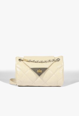 Bolsa Média S95 Couro Branca