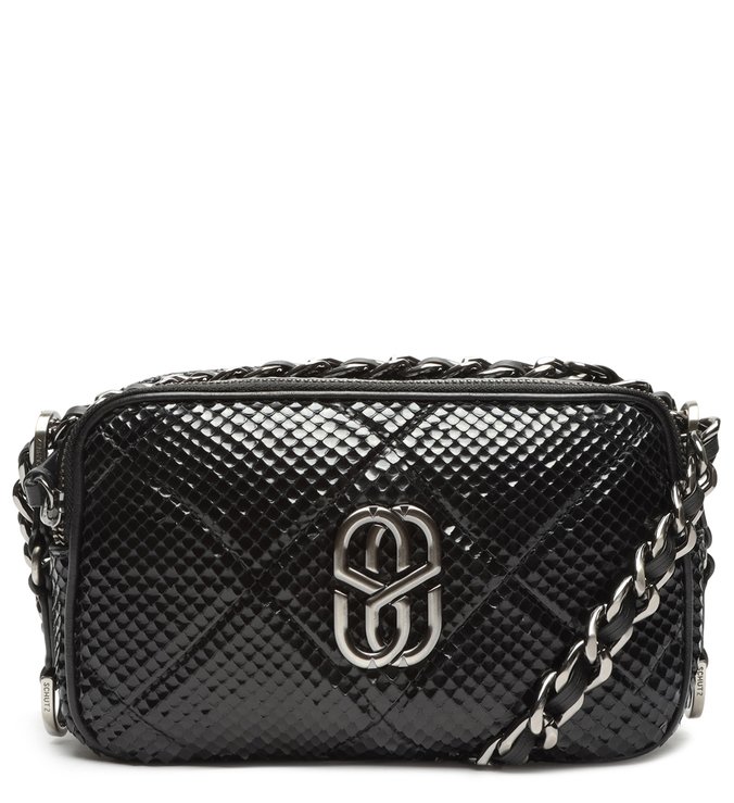 Bolsa Tiracolo Precious Snake Black Bolsa Tiracolo Precious Snake Black