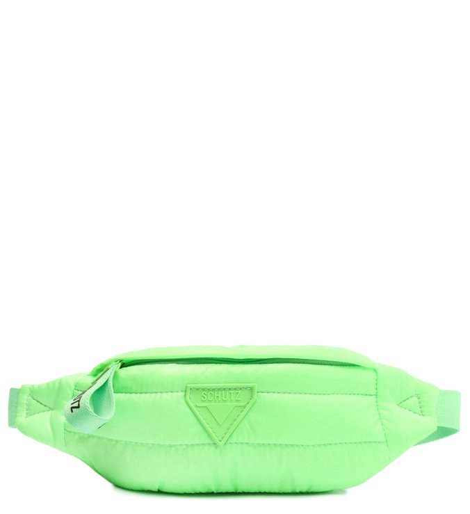Pochete Schutz Sportz Nylon Verde Neon