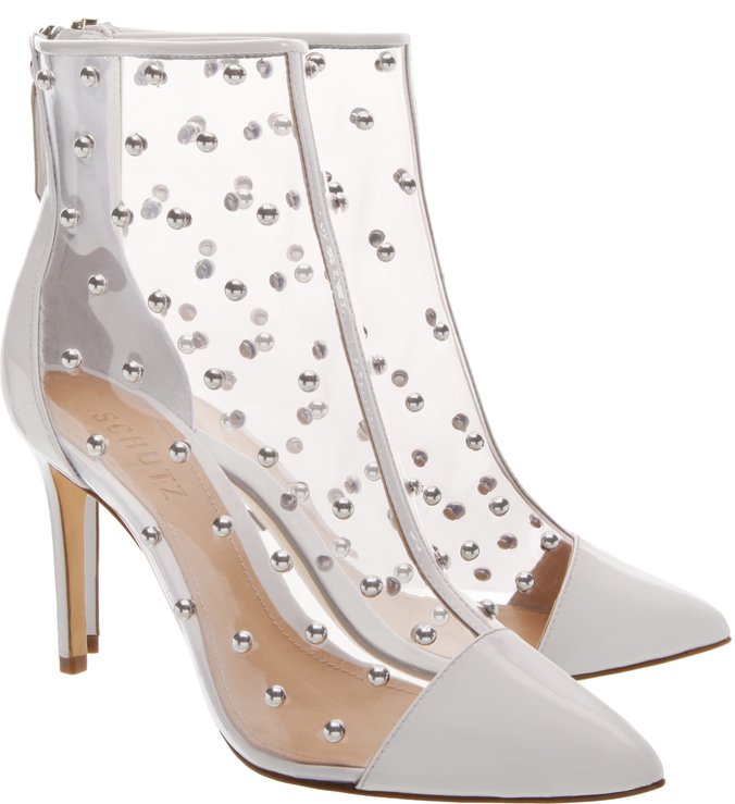 Bota Vinil Studs Branca Bota Vinil Studs Branca