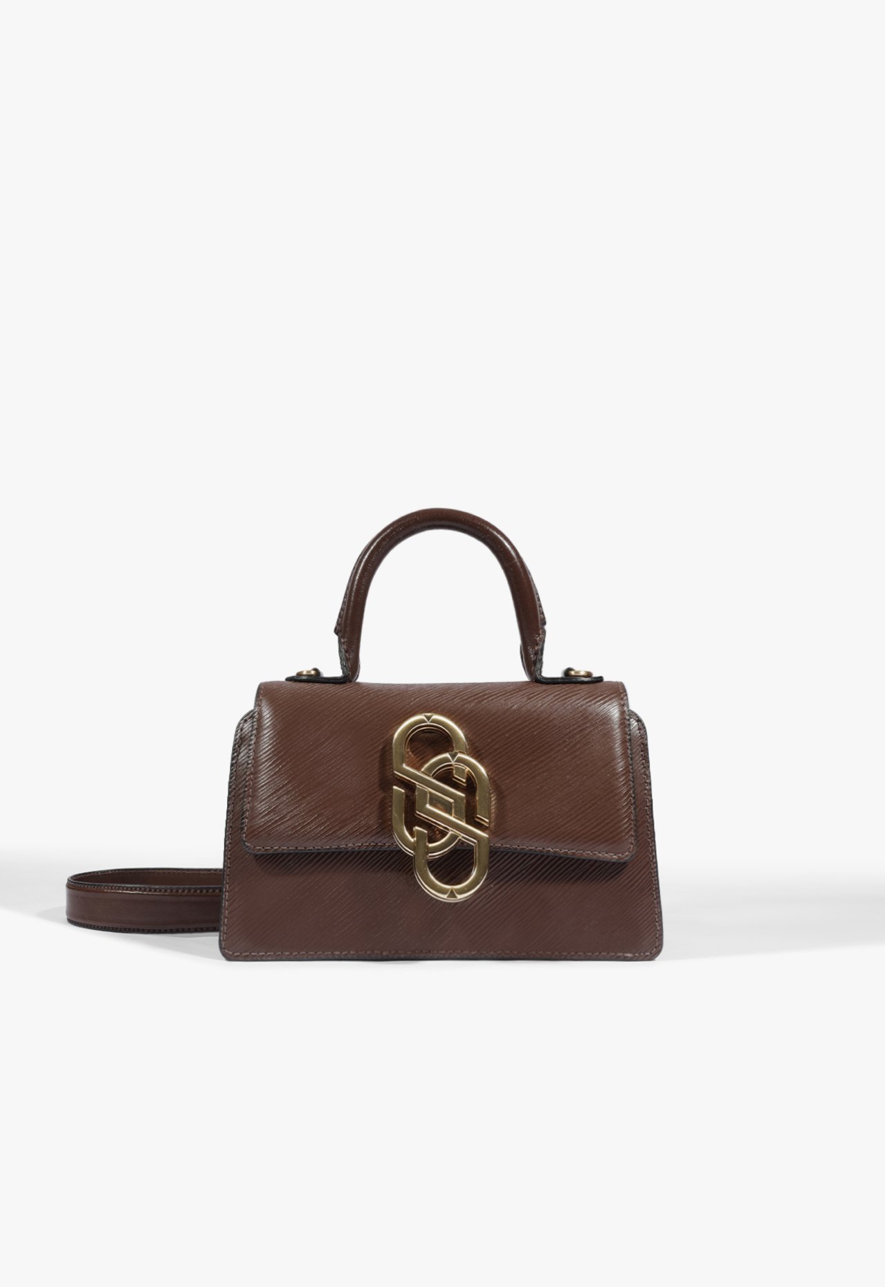 Bolsa Mini Satchel Soul Couro Marrom | Schutz