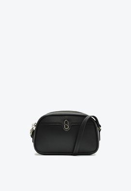 Bolsa Tiracolo Pequena Couro S Preta