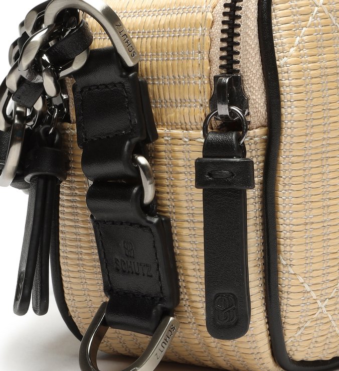 Bolsa Tiracolo Precious Ráfia Natural Bolsa Tiracolo Precious Ráfia Natural