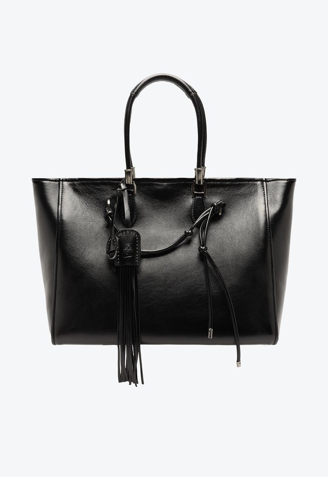 Bolsa Shopping Zuma Couro Preta