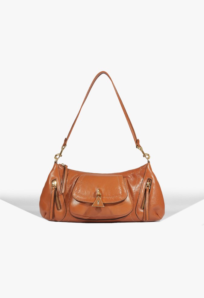 Bolsa Stone Couro Marrom