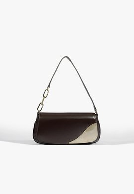 Bolsa Média Kloss Couro Marrom