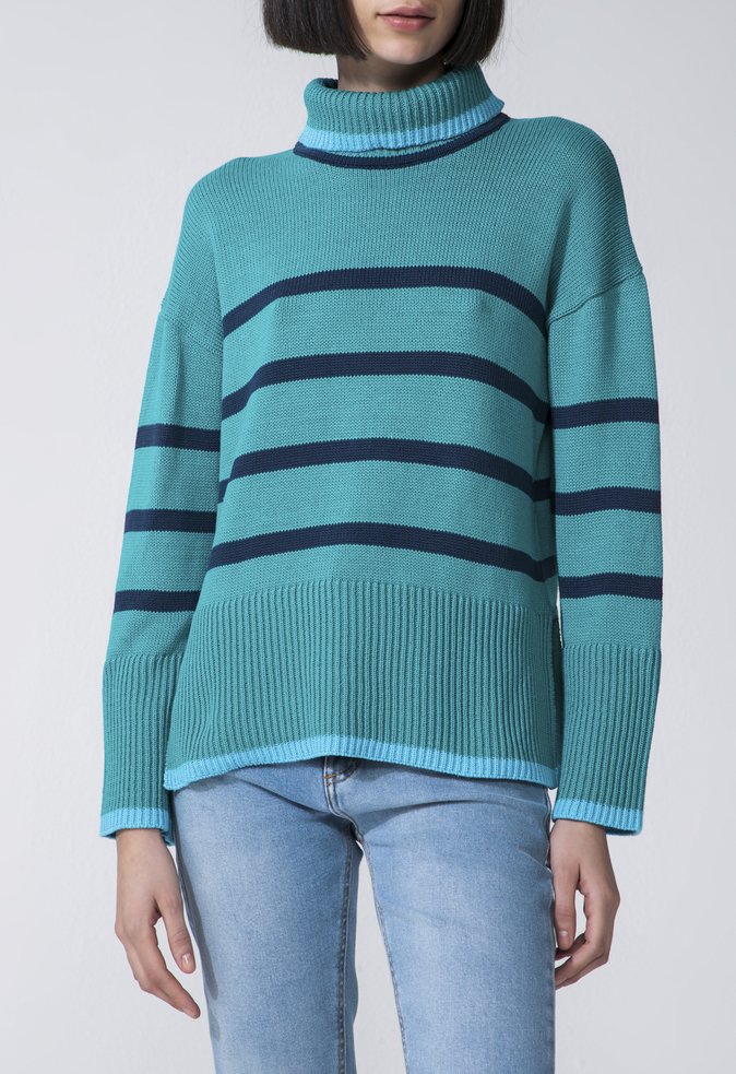Tricot Listra Lorenna Azul