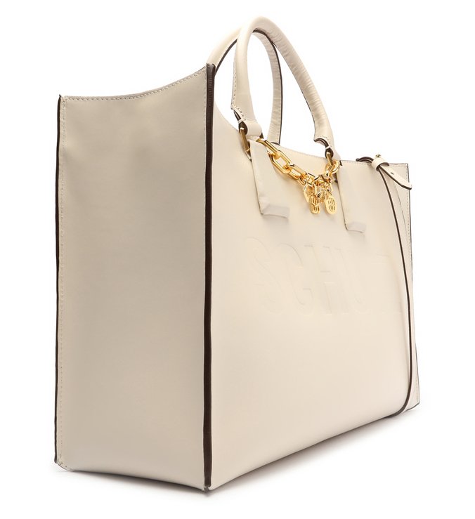 Bolsa Shopping Grande Bardot Couro Branca Bolsa Shopping Grande Bardot Couro Branca