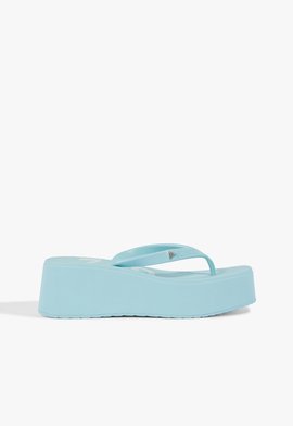 Chinelo Plataforma Jellys Azul
