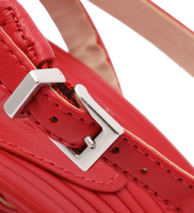 Sandália Texture Metallic Red