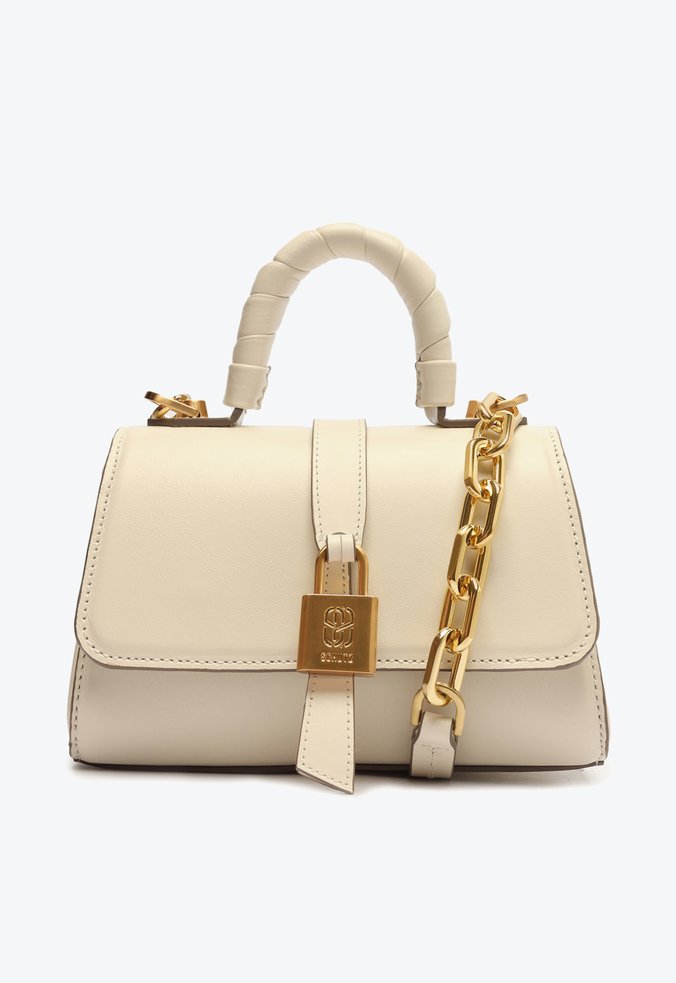 Bolsa Mini Tiracolo Robin Couro Branca