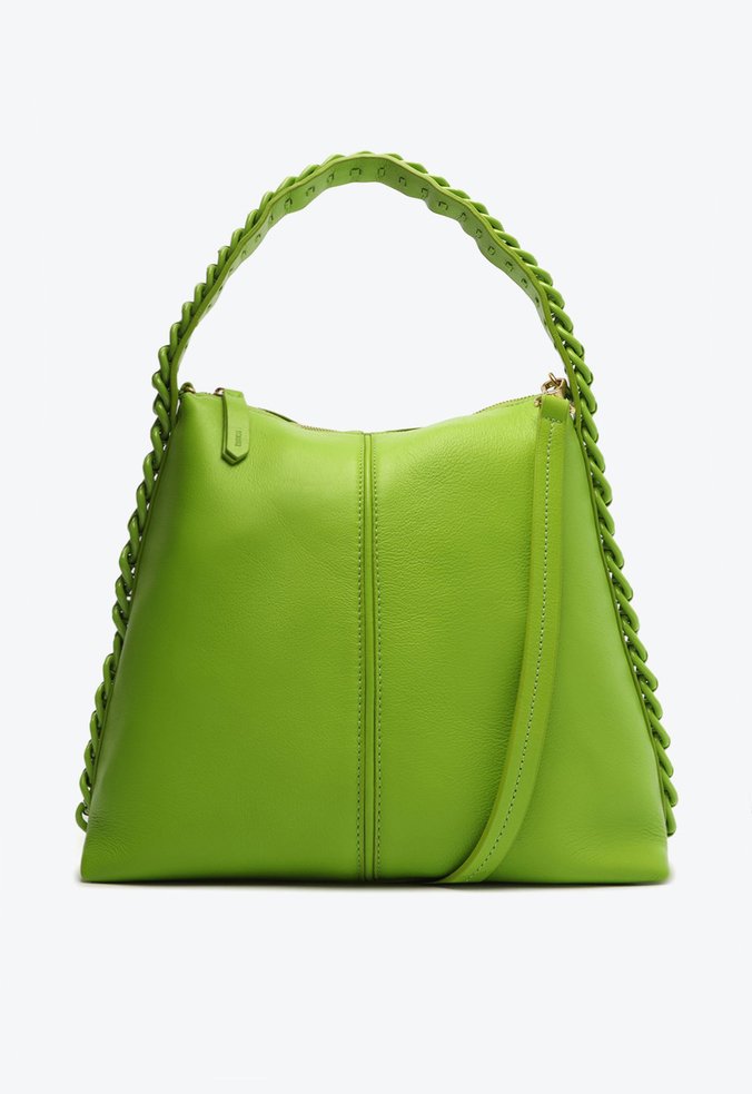 Vista 3 Bolsa Hobo Randall Couro Schutz Verde Schutz Verde