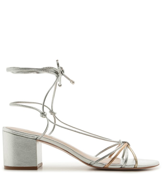SANDÁLIA BLOCK HEEL METALLIC MIX PRATA SANDÁLIA BLOCK HEEL METALLIC MIX PRATA