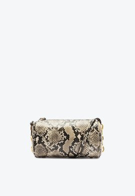 Bolsa Shoulder June Couro Snake