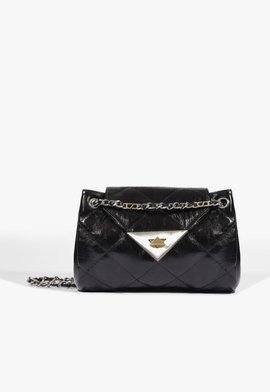 Bolsa Média S95 Couro Preto