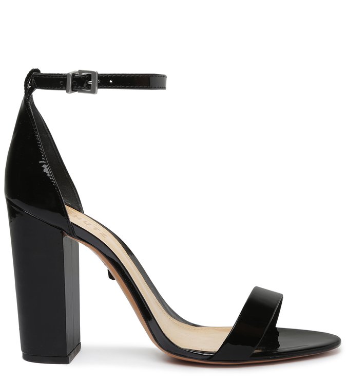 Sandália Gisele Salto Bloco Black