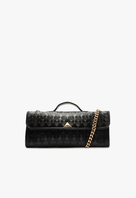 Bolsa Baguete Rebecca Couro Preta