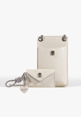Bolsa Tiracolo Maya Pequena Couro Branca