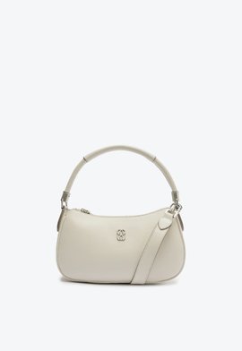 Bolsa Tiracolo Média Lorena Cozy Couro Branca