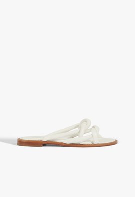 Rasteira Tanya Flat Branca