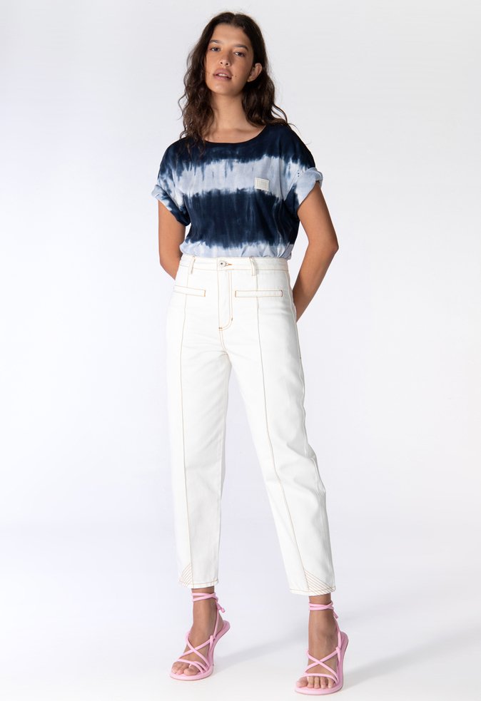 Calça Jogger Joana Sarja Branca Calça Jogger Joana Sarja Branca