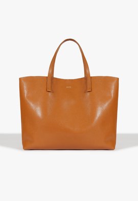 Bolsa Shopping Grande Betty Couro Marrom Clara