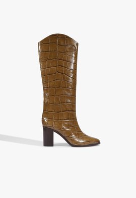 Bota Maryana Couro Verde Oliva