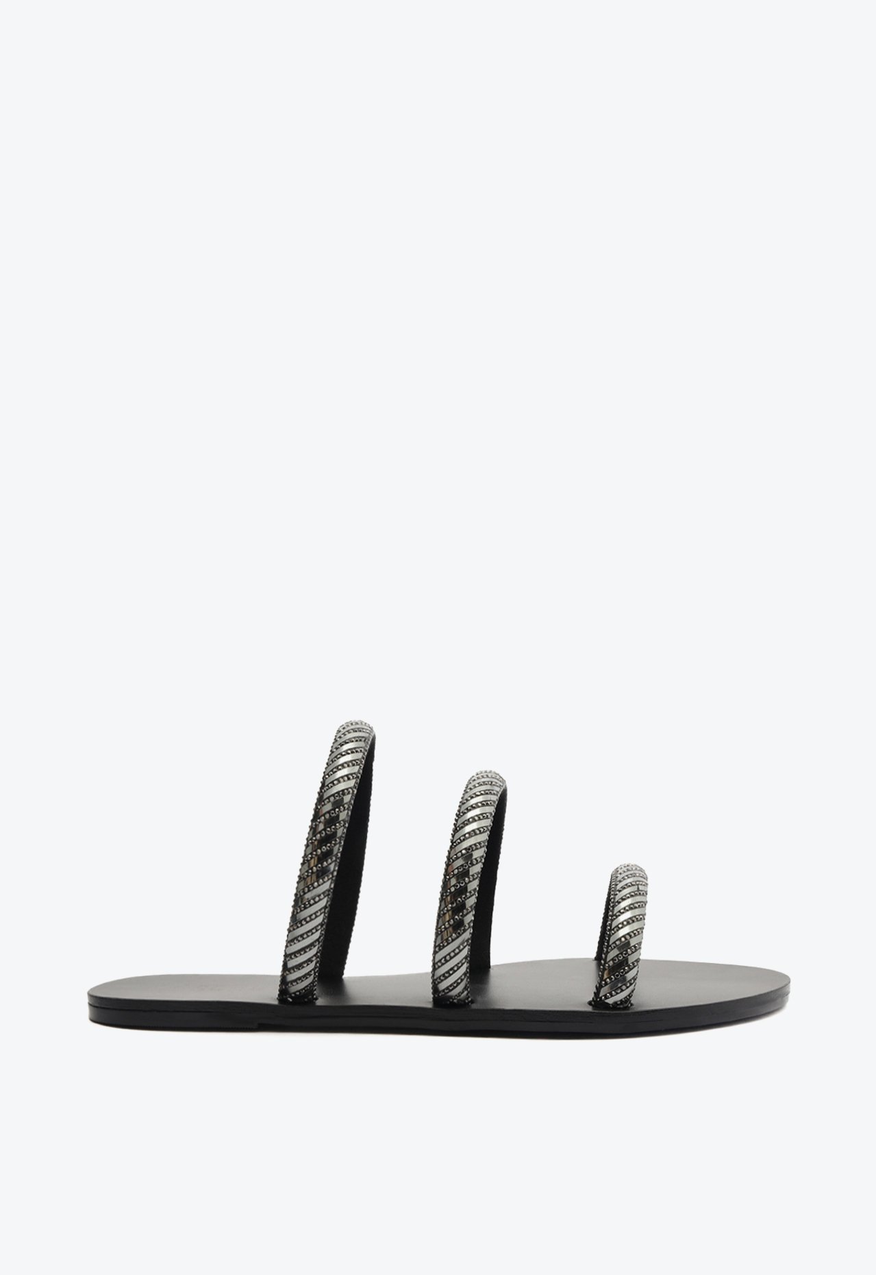 Sandália Rasteira Tiras Preta | Schutz