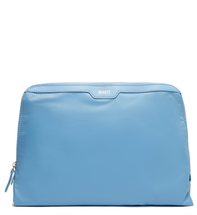 Bolsa Necessaire Nylon Azul