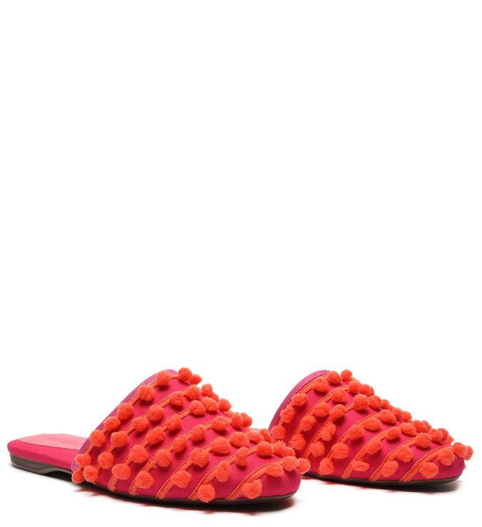 Flat Mule Fun Pink Flat Mule Fun Pink