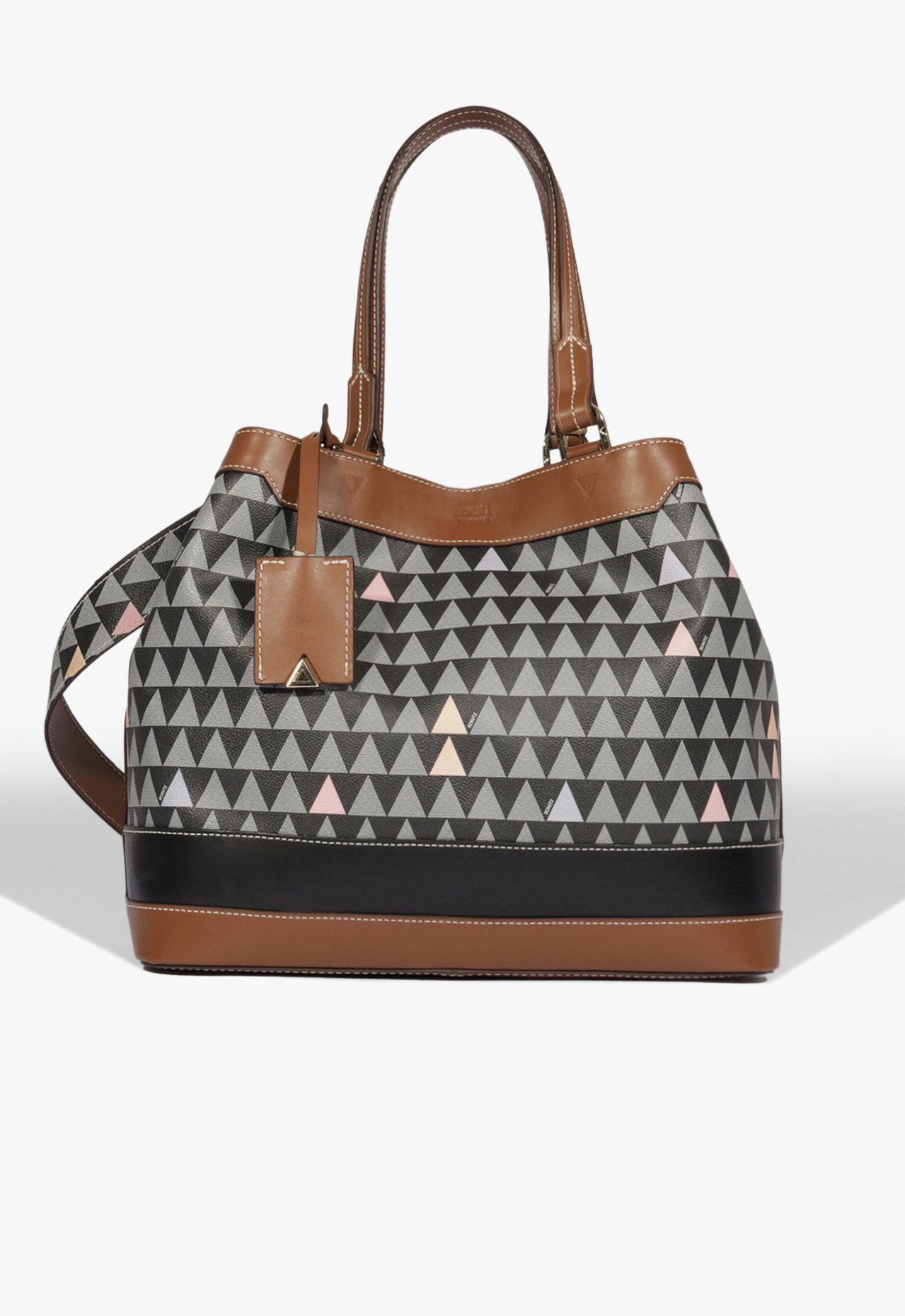 Vista 2 Bolsa Tote Neo Emma Triangle Preta Schutz Unissex Schutz Unissex