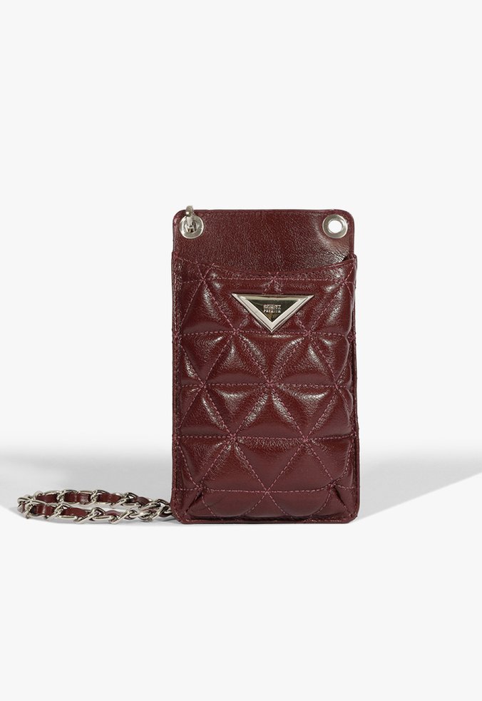 Porta Celular 944 Couro Vinho
