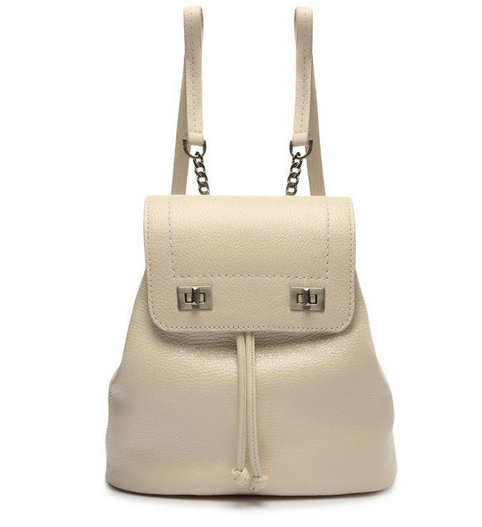 Mochila Sky Couro Branca