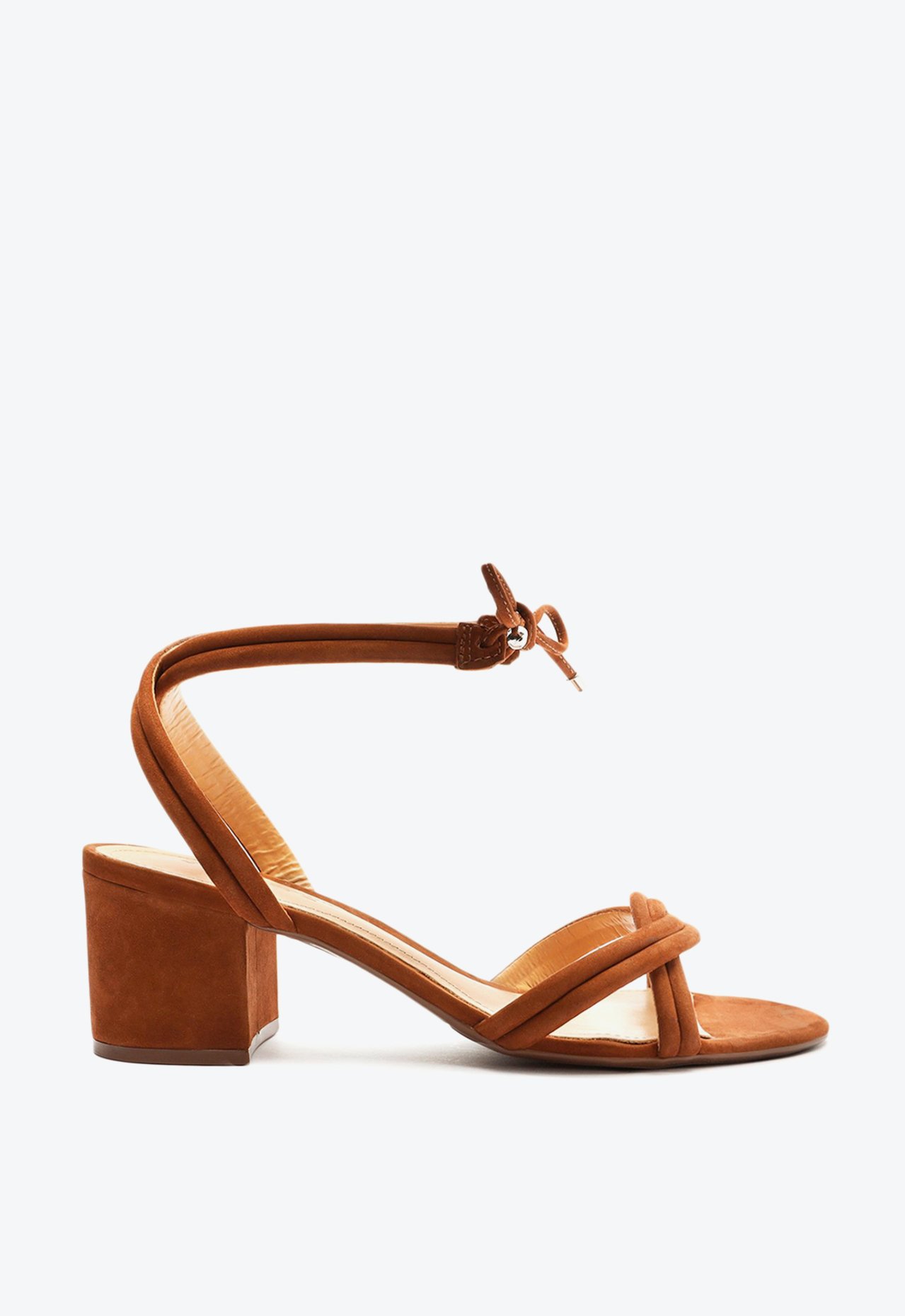 Sandália Veronica Salto Bloco Marrom | Schutz