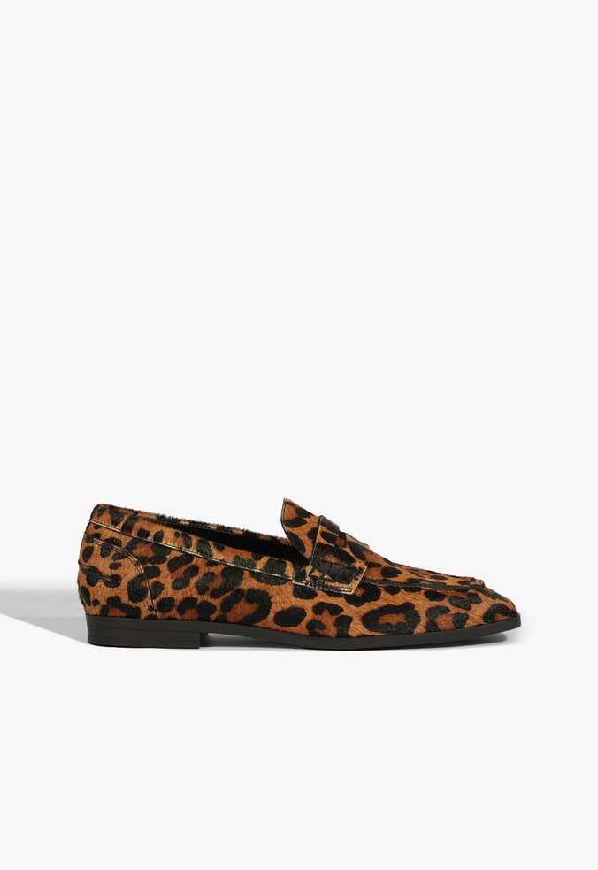 Loafer Fresh Boho Couro Animal Print